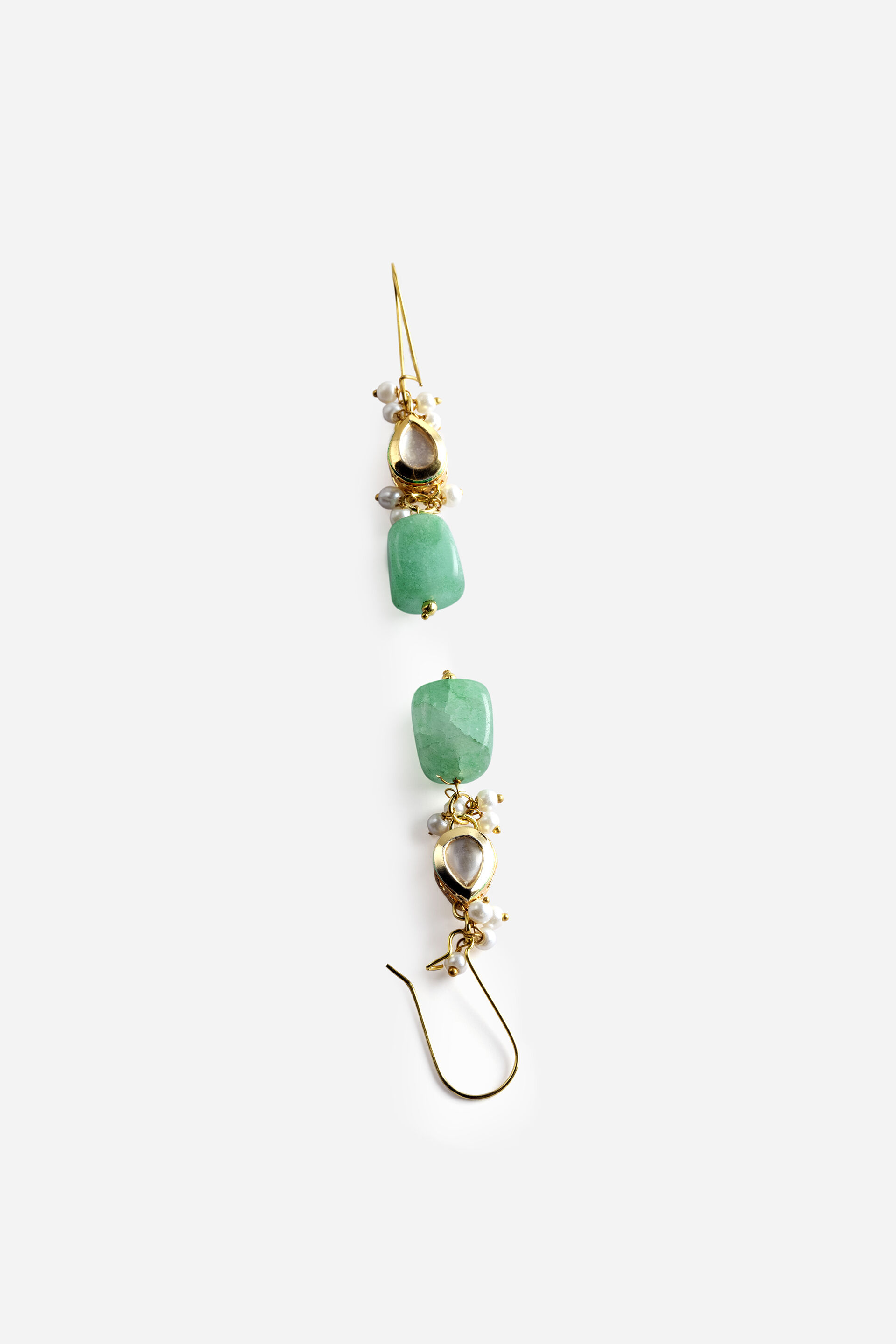 Timeless Green Dangler Earrings, , image 2